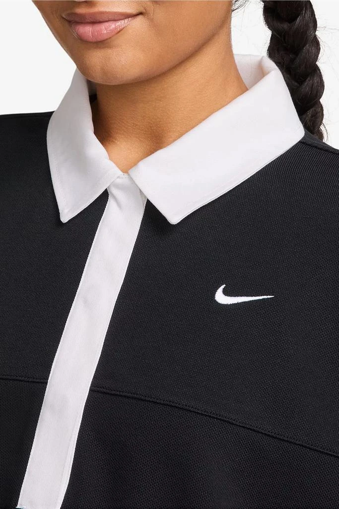 NIKE Nike Sportswear Oversized Short Sleeve Polo Top 3