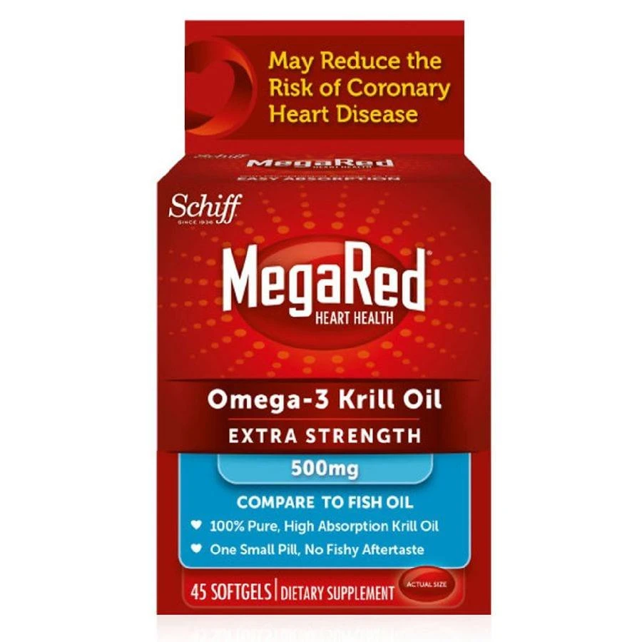 MegaRed Omega-3 Krill Oil Extra Strength 500mg 1