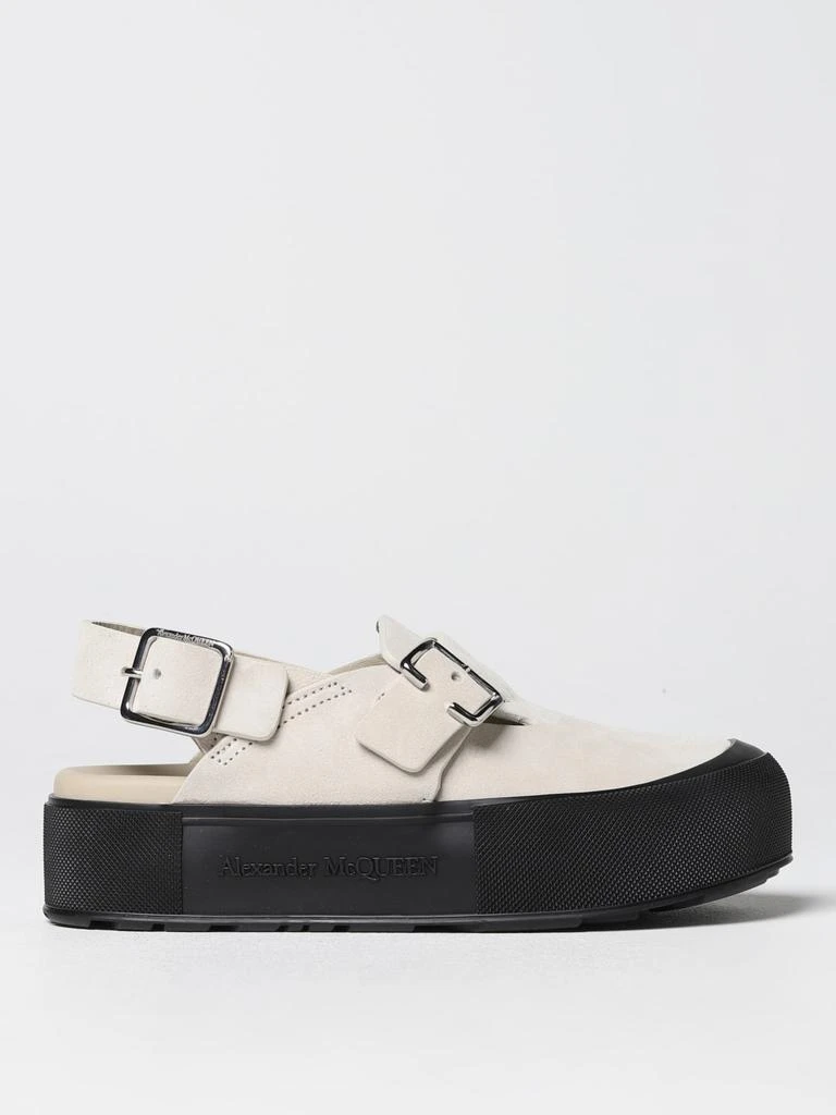 Alexander McQueen Alexander McQueen Mount Slick mules in suede 1