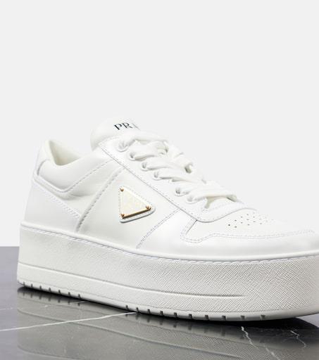 Prada Downtown Bold leather platform sneakers - Casual Shoes