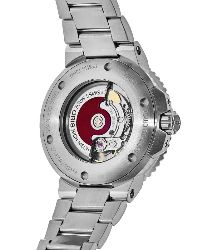 Oris Oris Aquis Date Automatic Red Cherry Dial Steel Men's Watch 01 733 7730 4158-07 8 24 05PEB 3