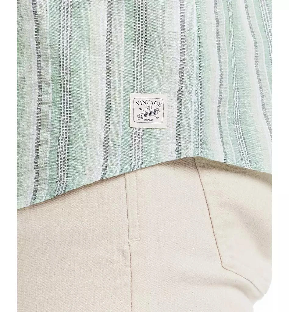Weatherproof Vintage Men
s Regular-Fit Textured Stripe Button-Down Shirt 4