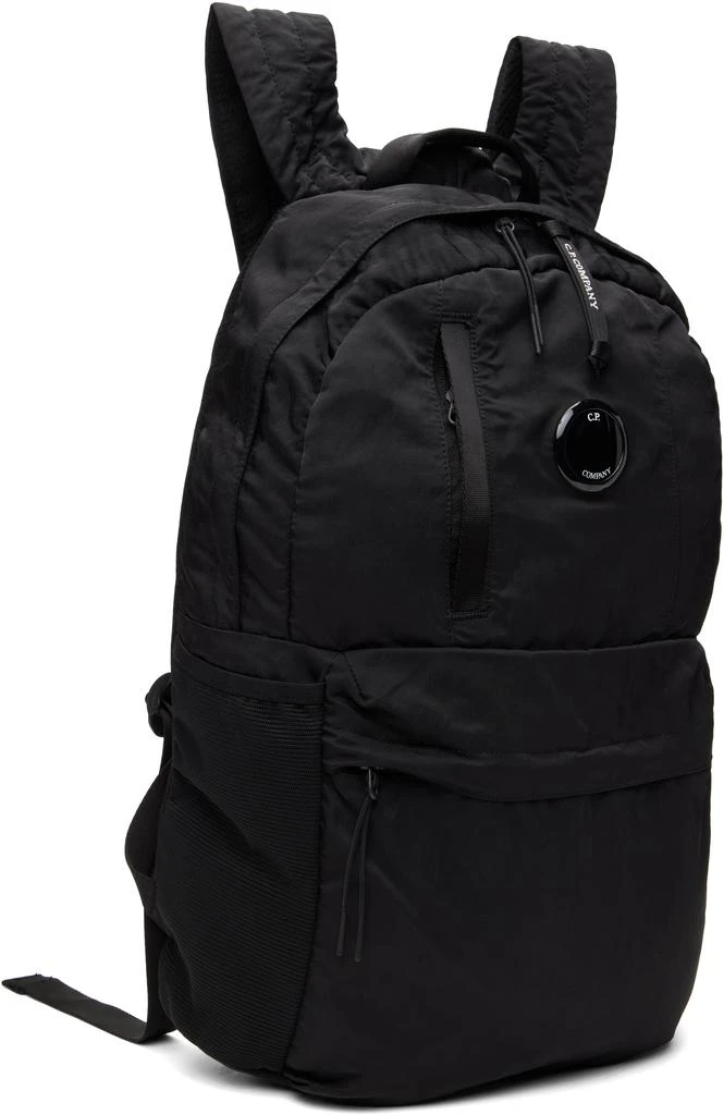 C.P. Company Black Nylon B Lens Backpack 2