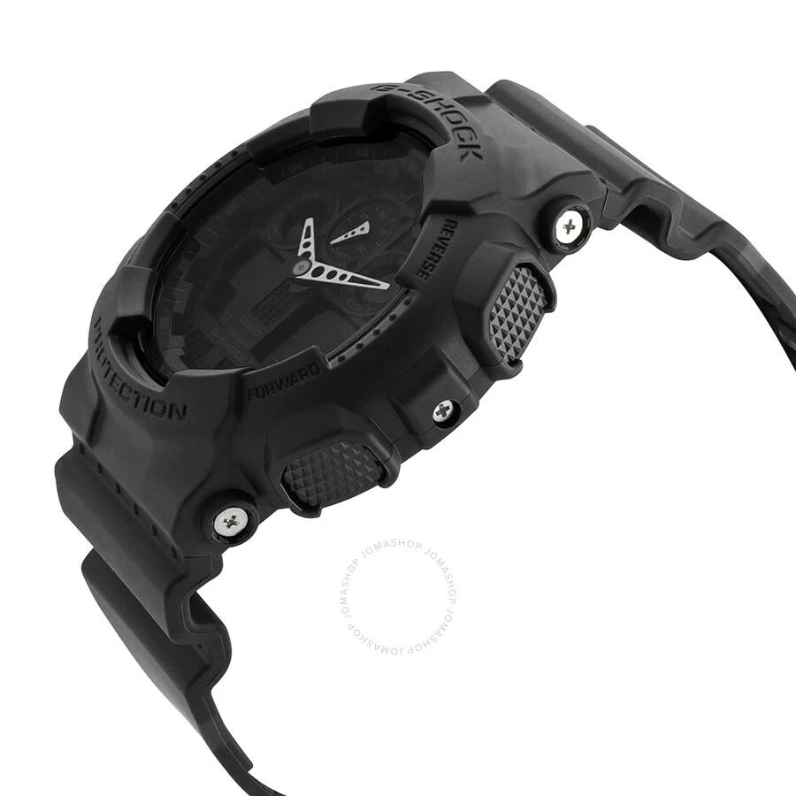 Casio Open Box - Casio G-Shock Perpetual Alarm World Time Chronograph Quartz Analog-Digital Black Dial Men's Watch GA-100-1A1 2