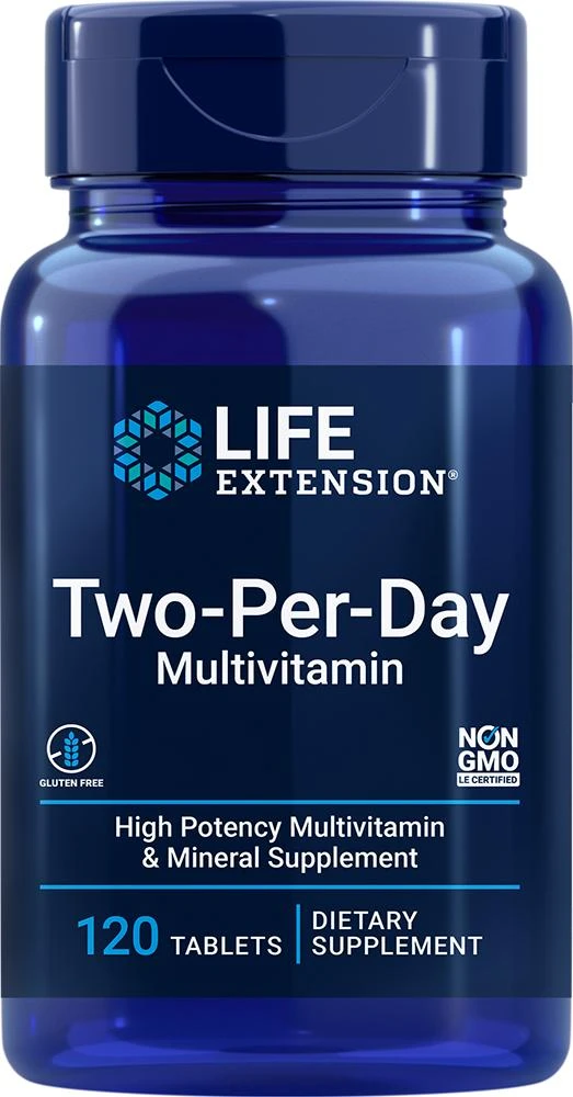 Life Extension Life Extension Two-Per-Day Multivitamin, 120 Multivitamin tablets (120 tablets)