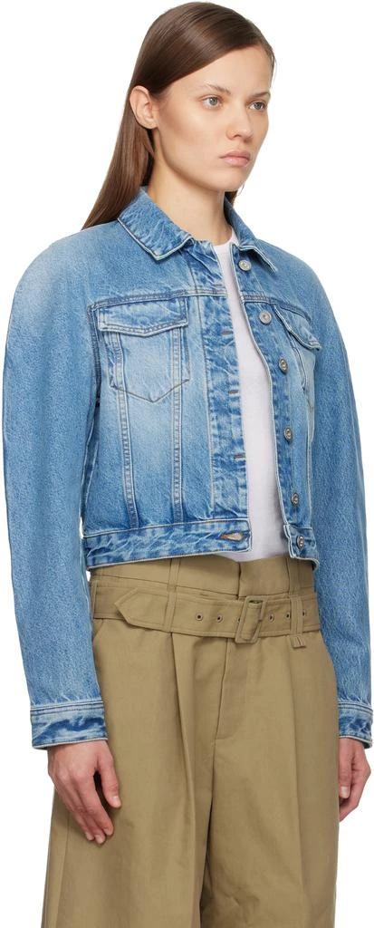Jacquemus Blue 
The Ovalo de-Nîmes
 Denim Jacket 2