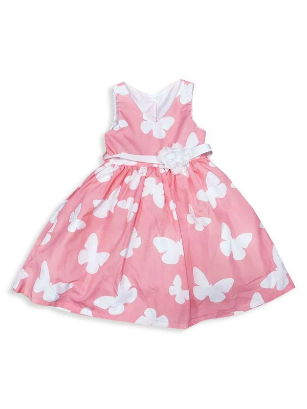 Joe-Ella Little Girl’s & Girl’s Butterfly Dress 1