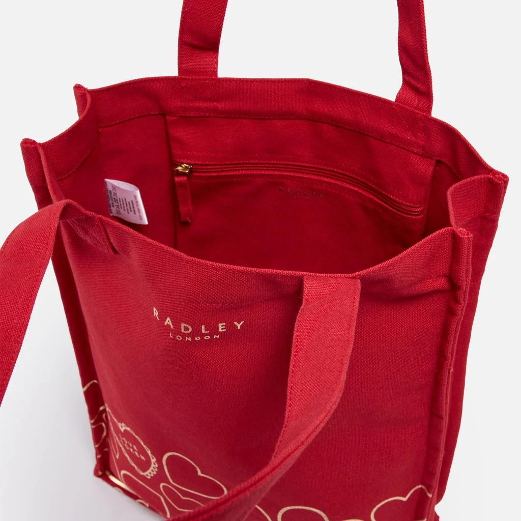 Radley Radley Valentines Medium Cotton-Canvas Tote Bag 4