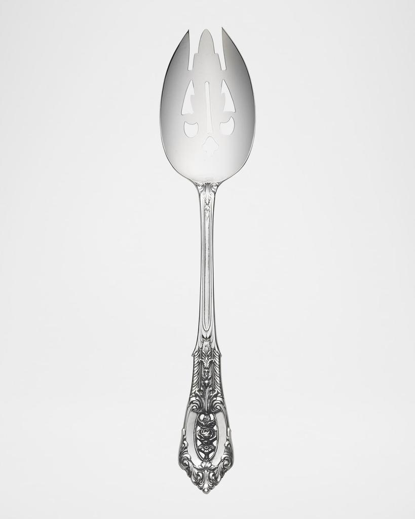 Wallace Silversmiths Rose Point Pierced Tablespoon