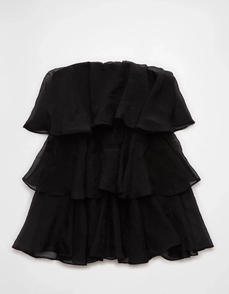 AE AE Strapless Ruffle Tiered Mini Dress 4