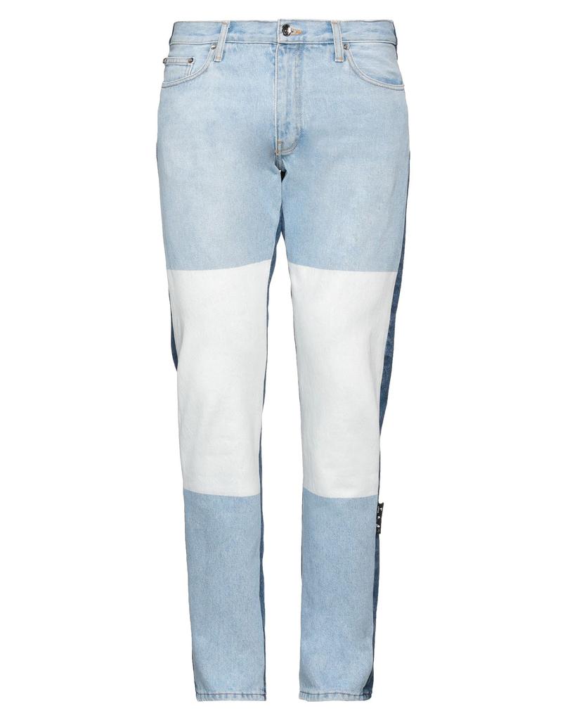 Off-White Arrow Zipper Medium Blue Skate Jeans - Pants
