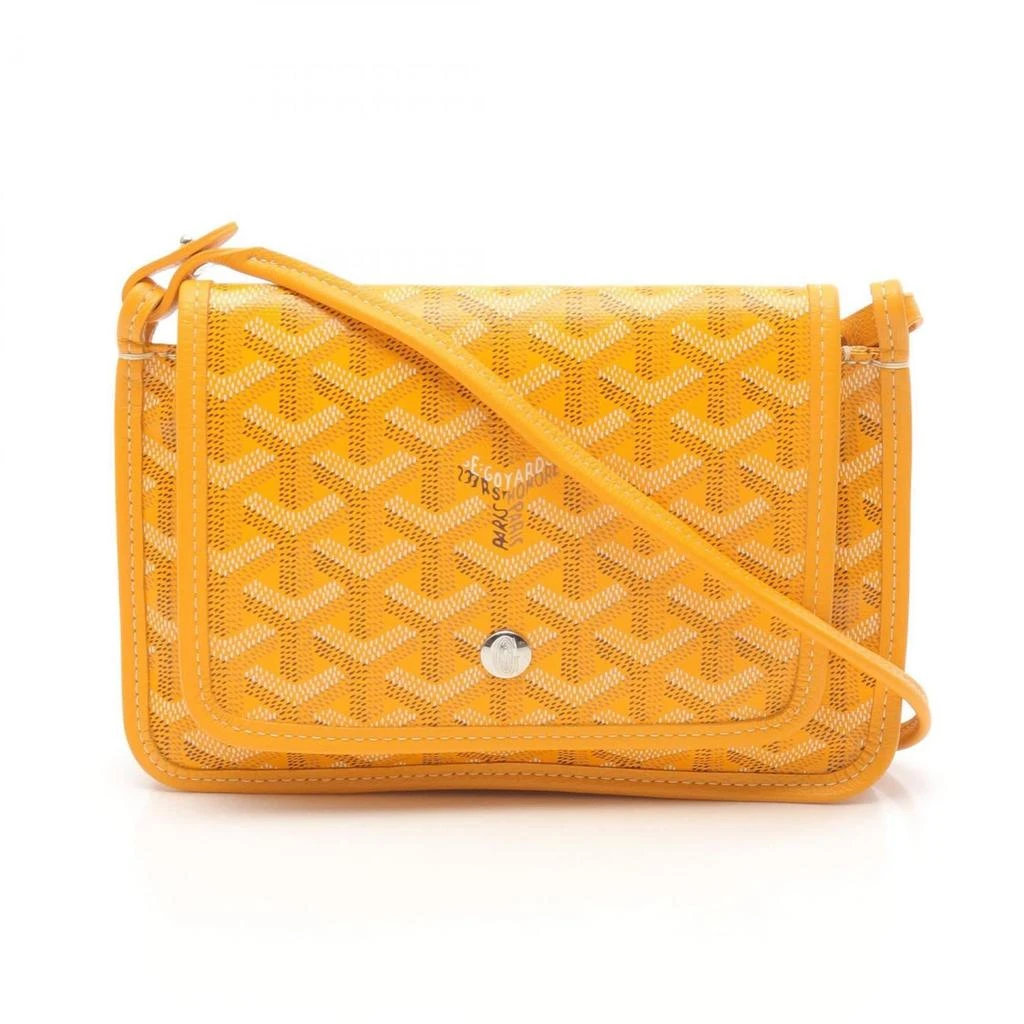 Goyard yellow Coated Canvas Leather Shoulder Bag (Pre-Owned)