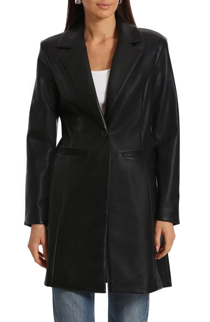 Avec Les Filles Faux-Ever Leather™ Longline Blazer 3