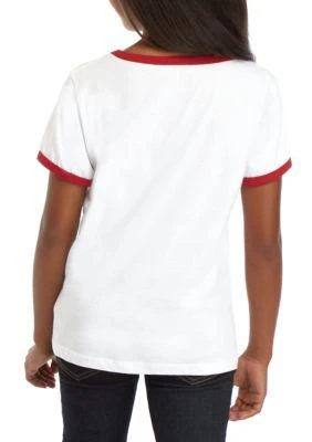 Levi's S Girls 7 16 Batwing Ringer T Shirt 2