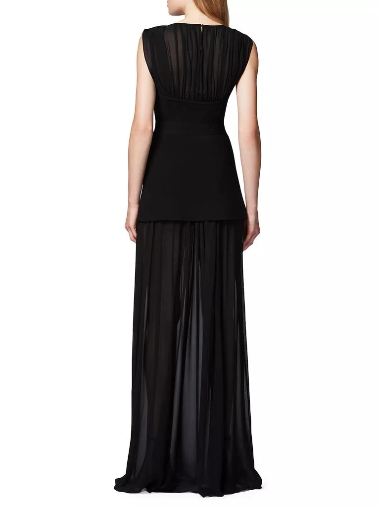 Herve Leger Mixed-Media Corset Gown 4