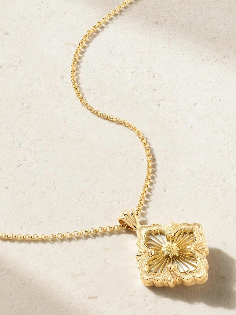 Buccellati Opera Tulle 18k 黄金珍珠母项链 1
