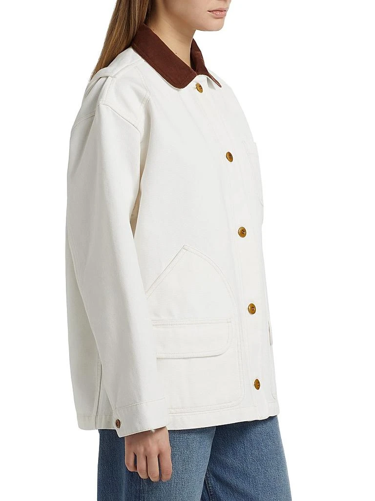DÔEN Pascale Contrast Collar Jacket 4