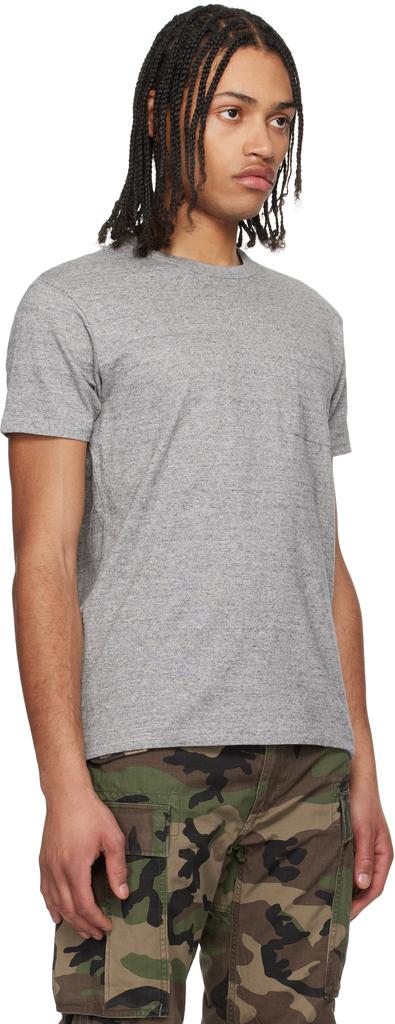 RRL Two-Pack Gray Jersey Pocket T-shirts