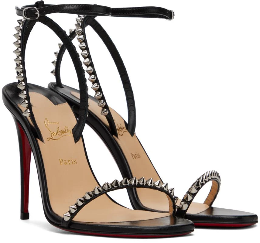Christian Louboutin Black So Me 100 Heeled Sandals 4