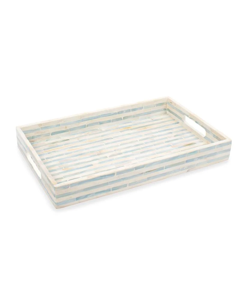 8 Oak Lane Mother-of-Pearl Rectangular Tray 1