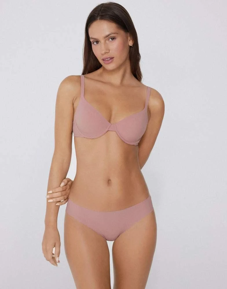 Tezenis Tezenis Laser-cut microfibre knickers in champagne pink
