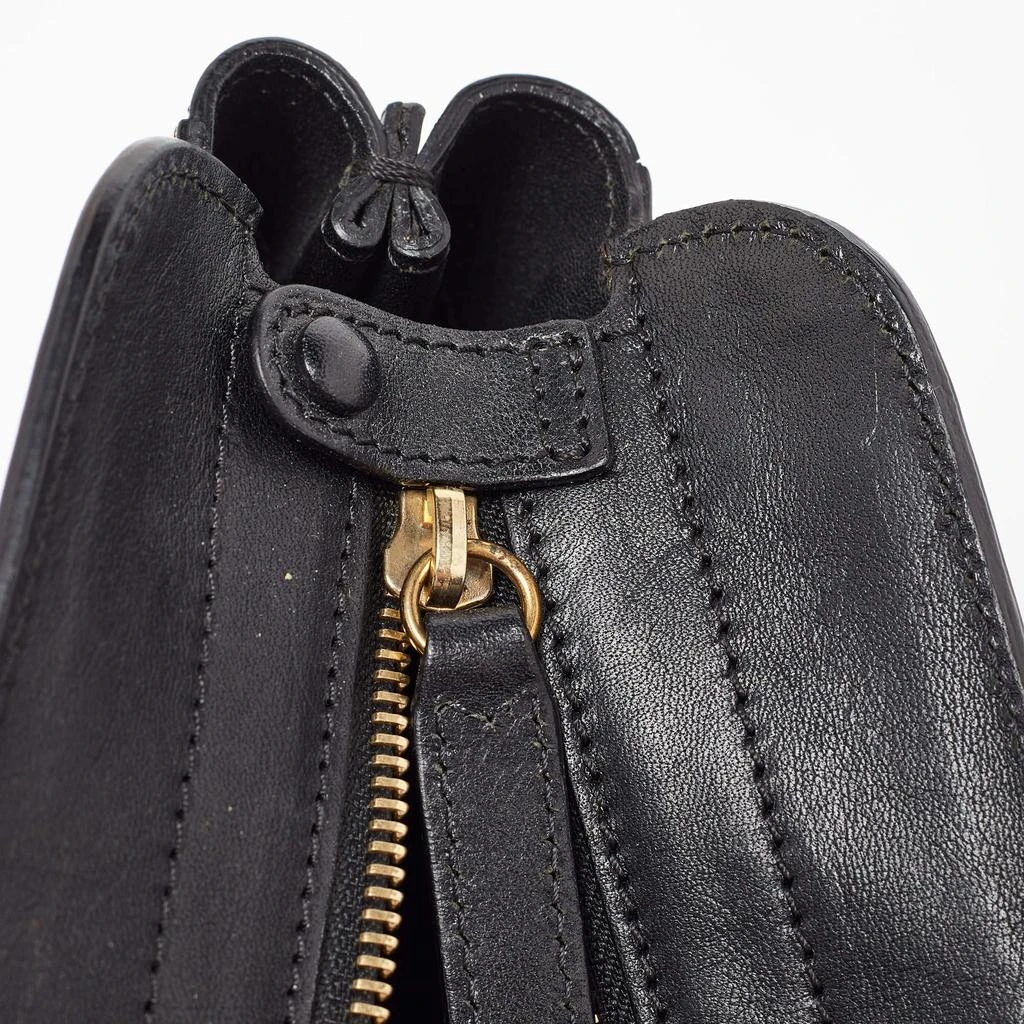 Chloé Chloe Orange/Black Leather Alice Satchel 7