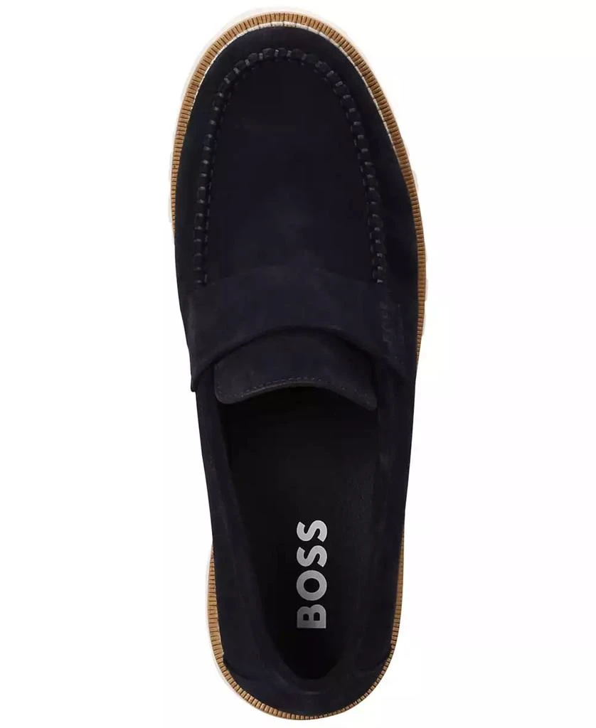 Hugo Boss Men's Tirian Slip-On Lug-Sole Loafers 4