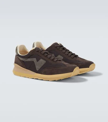 VisVim Fkt suede-trimmed sneakers 5