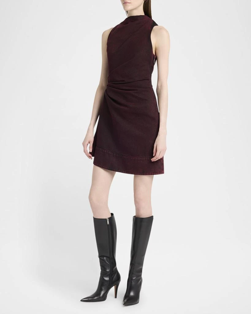 Shop Red-Wash Denim Draped Sleeveless Mini Dress on Sale at BeyondStyle   Get 70% Off Red-Wash Denim Draped Sleeveless Mini Dress with Limited-Time  Flash Deals, Exclusive Discounts, and Special Offers. Enjoy Unbeatable