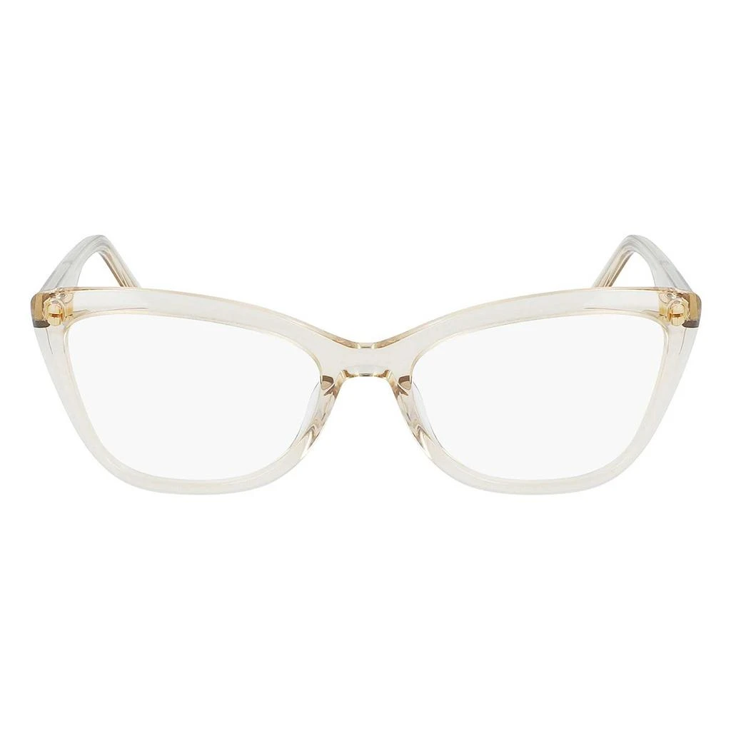 MCM MCM Women's Eyeglasses - Champagne Cat Eye Zyl Frame Clear Demo Lens | MCM2708 237 2