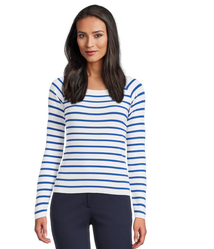 Ralph Lauren Striped Ballet-neck Sweater