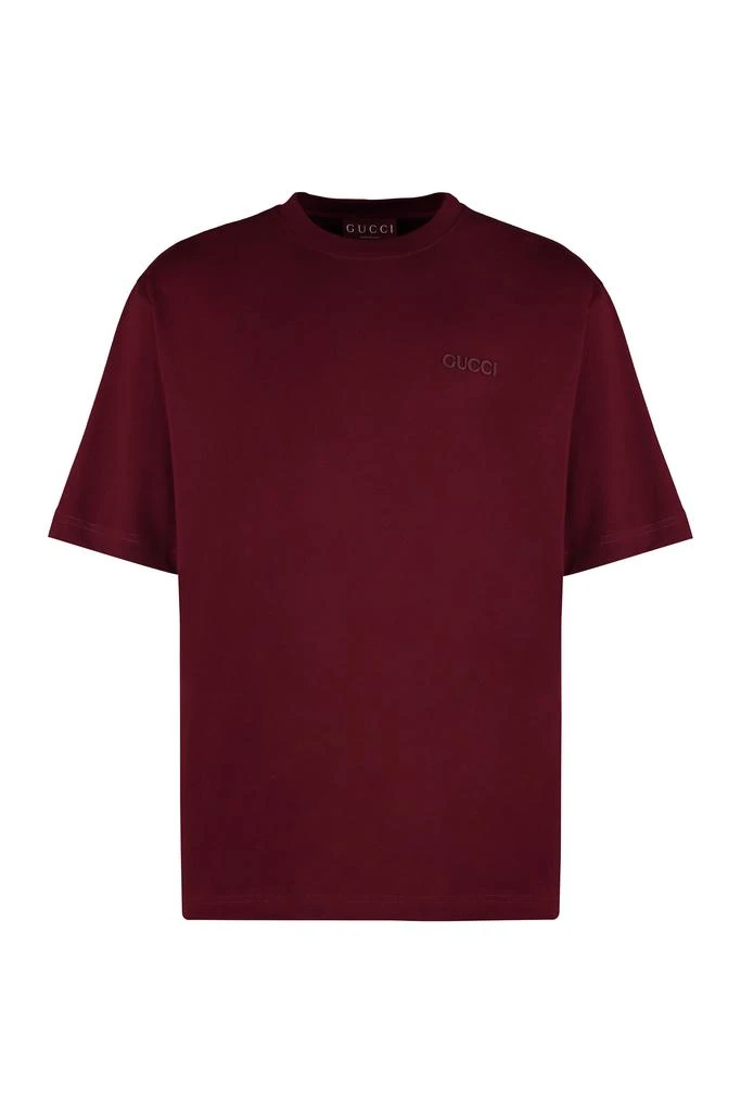 Gucci  OVERSIZED BLACK T-SHIRT WITH LOGO 1