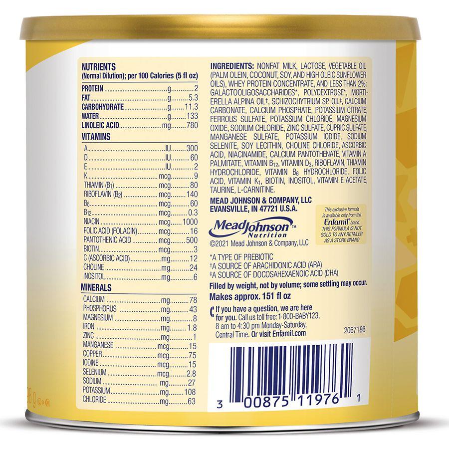 Enfamil Infant Formula - Milk-Based with Iron & DHA Powder Can Makes 151 Ounces