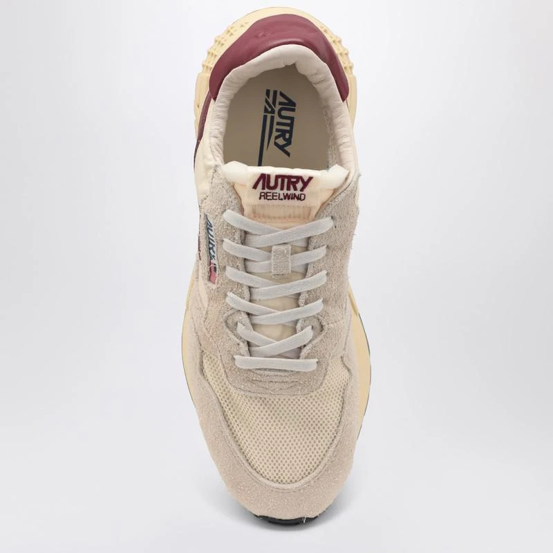 Autry Sneakers Reelwind Low ecrù/bordeaux 3