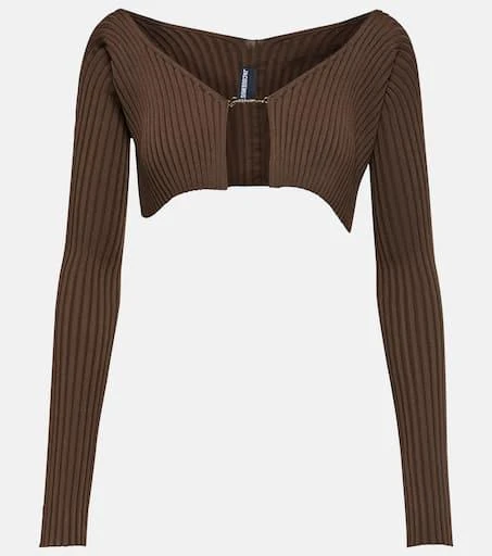 Jacquemus La Maille Pralu cropped cardigan 1
