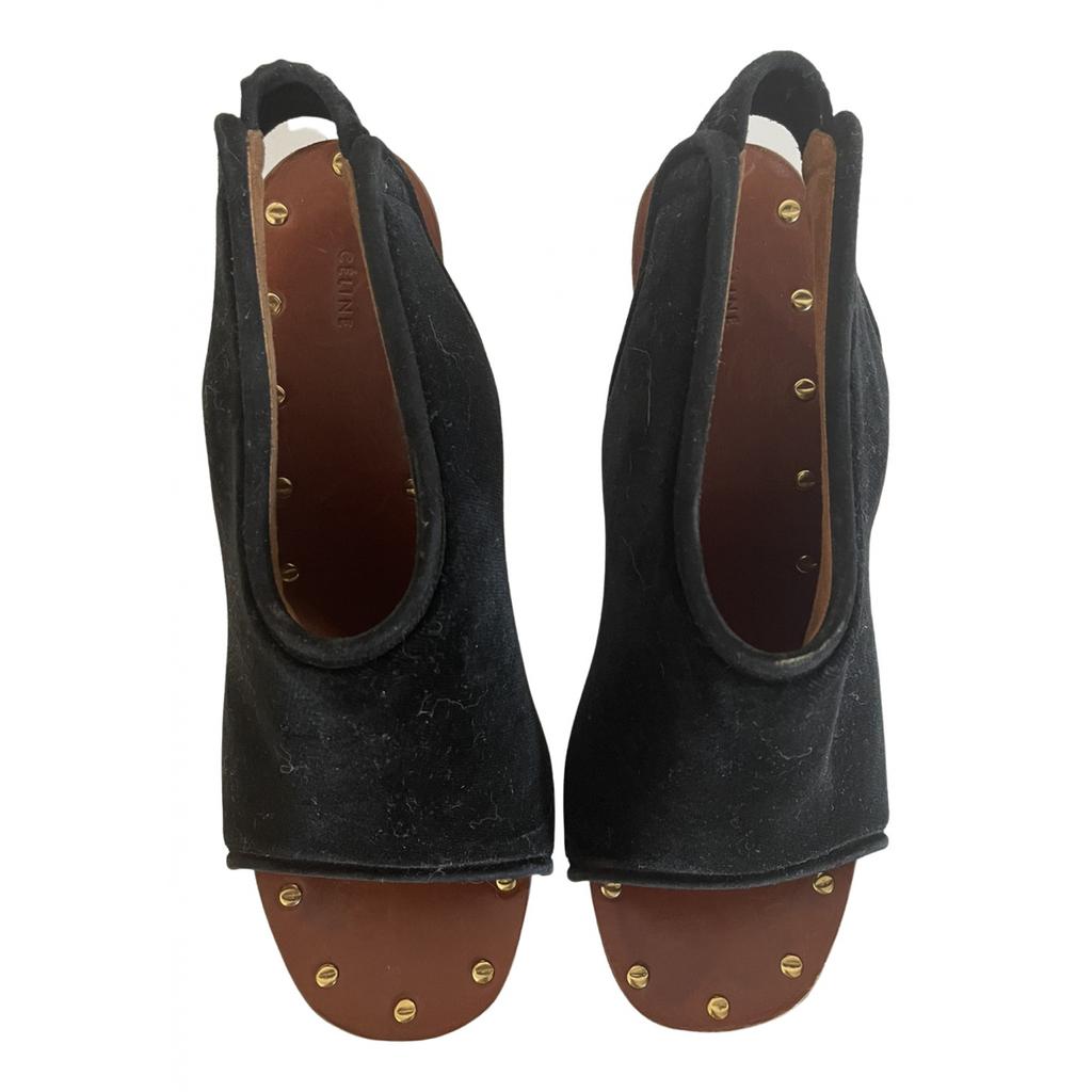 Celine Celine Velvet sandals