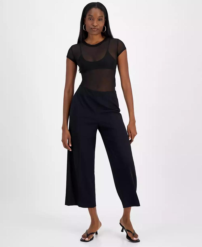 Bar III Women's Pull-On Cropped Pants, Exclusively at Macy's