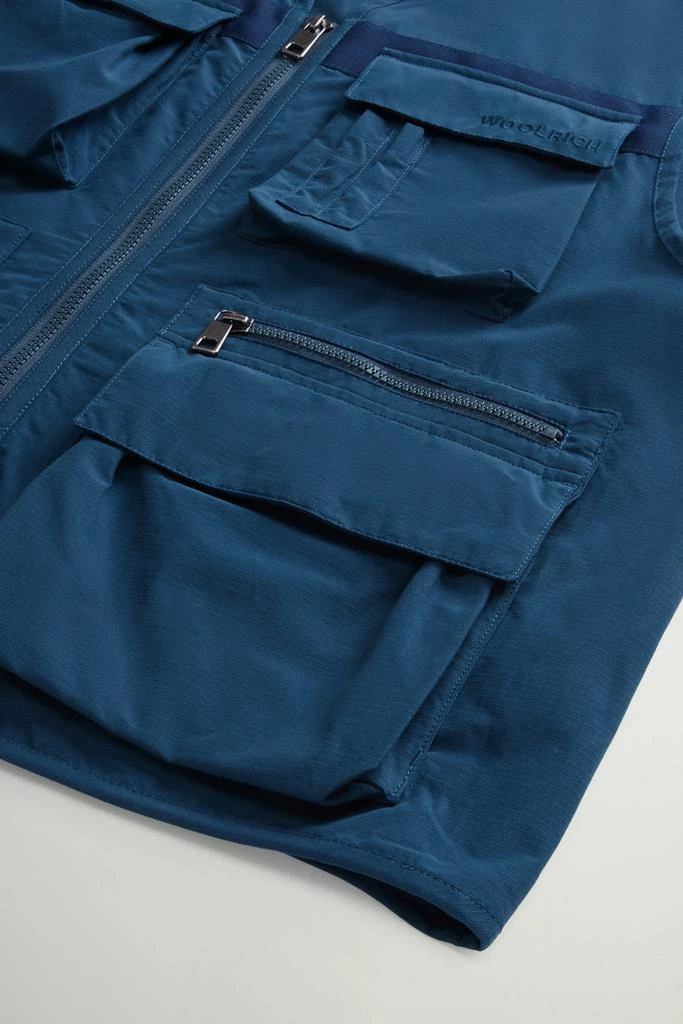 Woolrich Fishing Vest in Cotton- and Nylon-Blend Olmetex Ripstop by Todd Snyder - Unisex - Blue 10