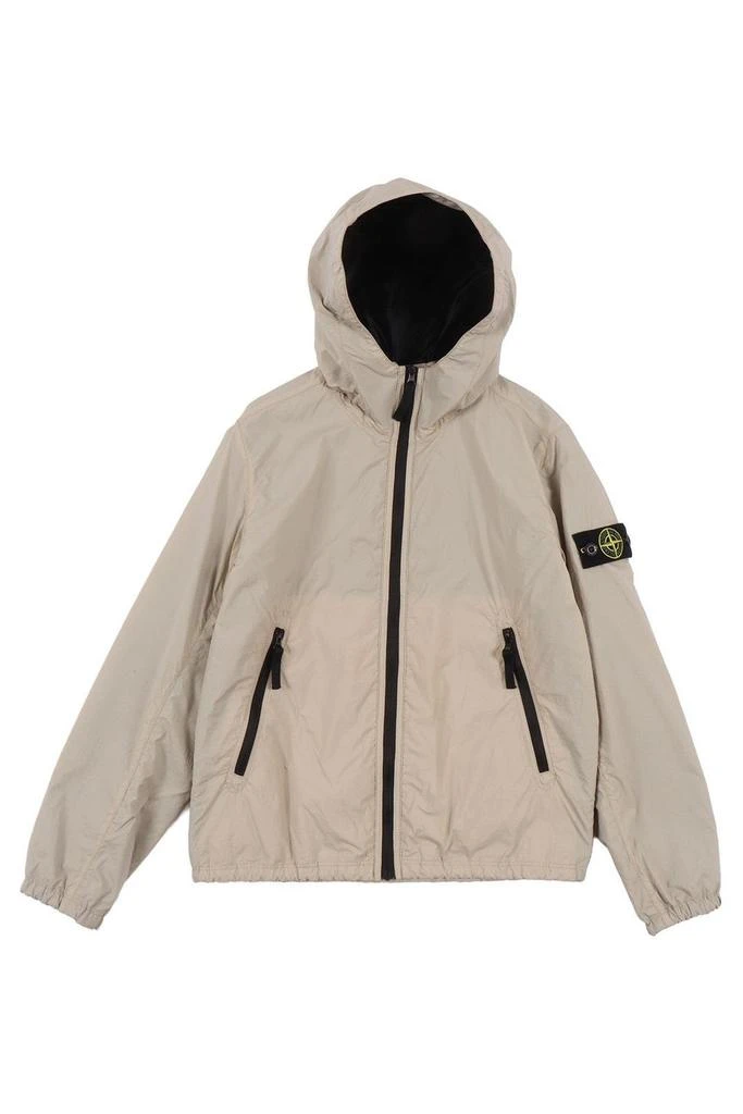 Stone Island Junior Stone Island Junior Logo Patch Parka