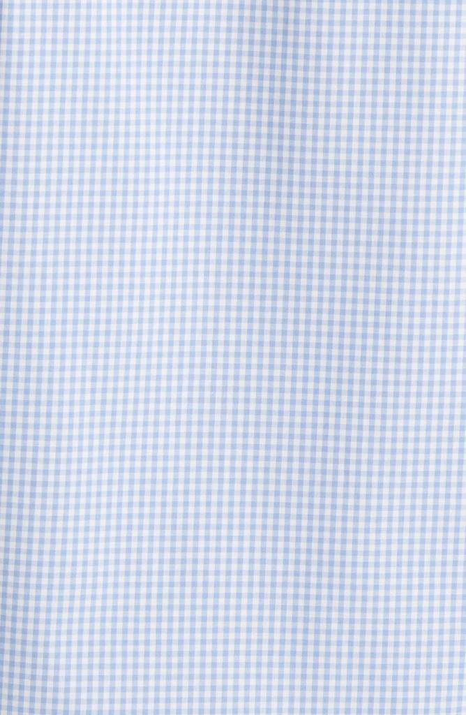 David Donahue Gingham Slim Fit Barrel Cuff Dress Shirt 5