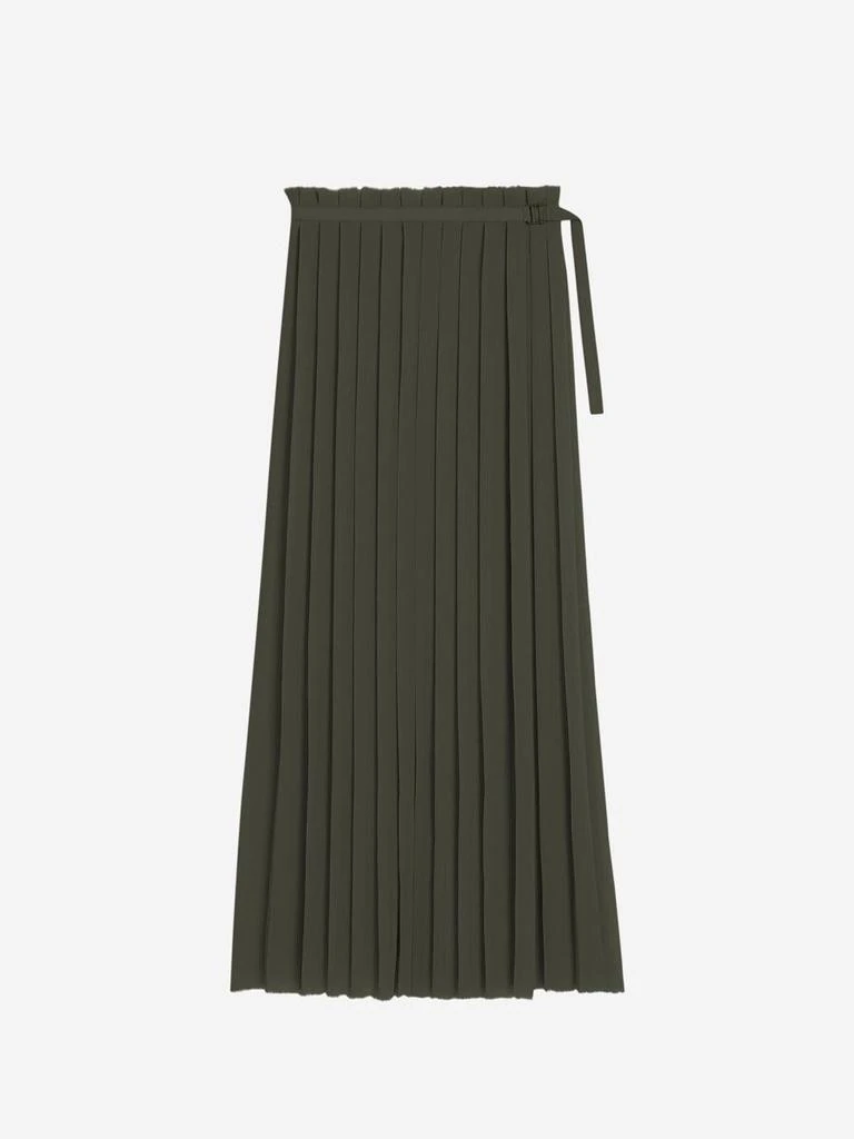 AMI AMI Paris Pleated Maxi Skirt 1