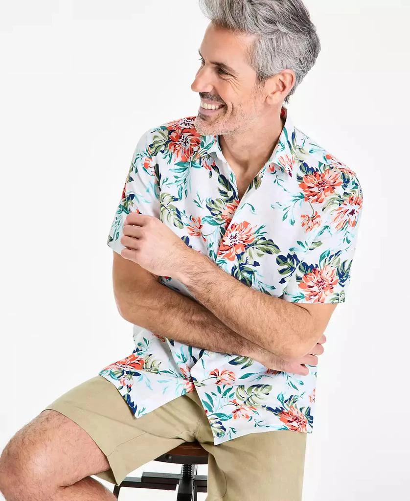 Club Room Men's Rally Floral Linen Short-Sleeve Shirt, Exclusively at Macy's 2