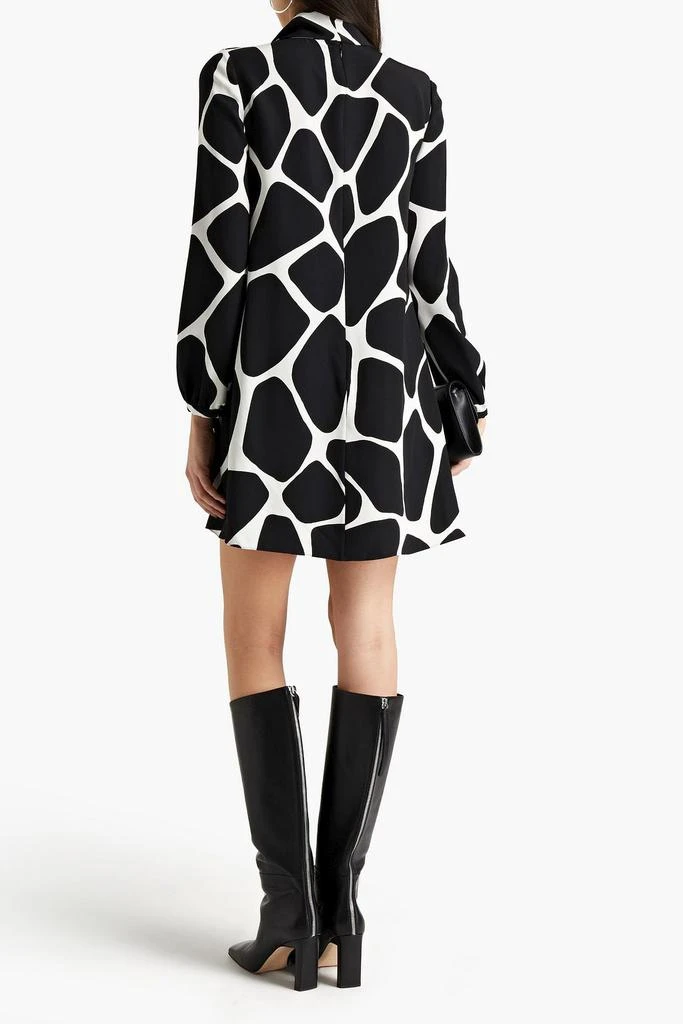 Valentino Printed silk-crepe mini dress 3