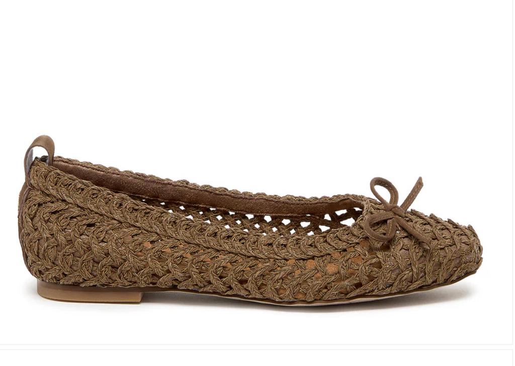 Kelsi Dagger Kelsi Dagger - Frankie Armadillo Crochet Ballet Flats