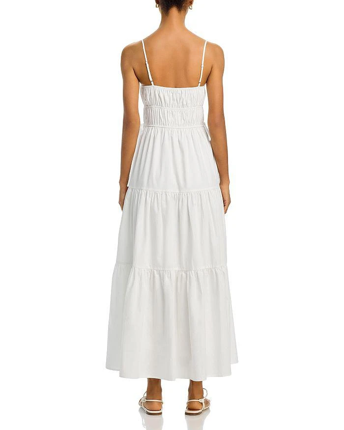Moon River Shirred Cotton Midi Dress 4