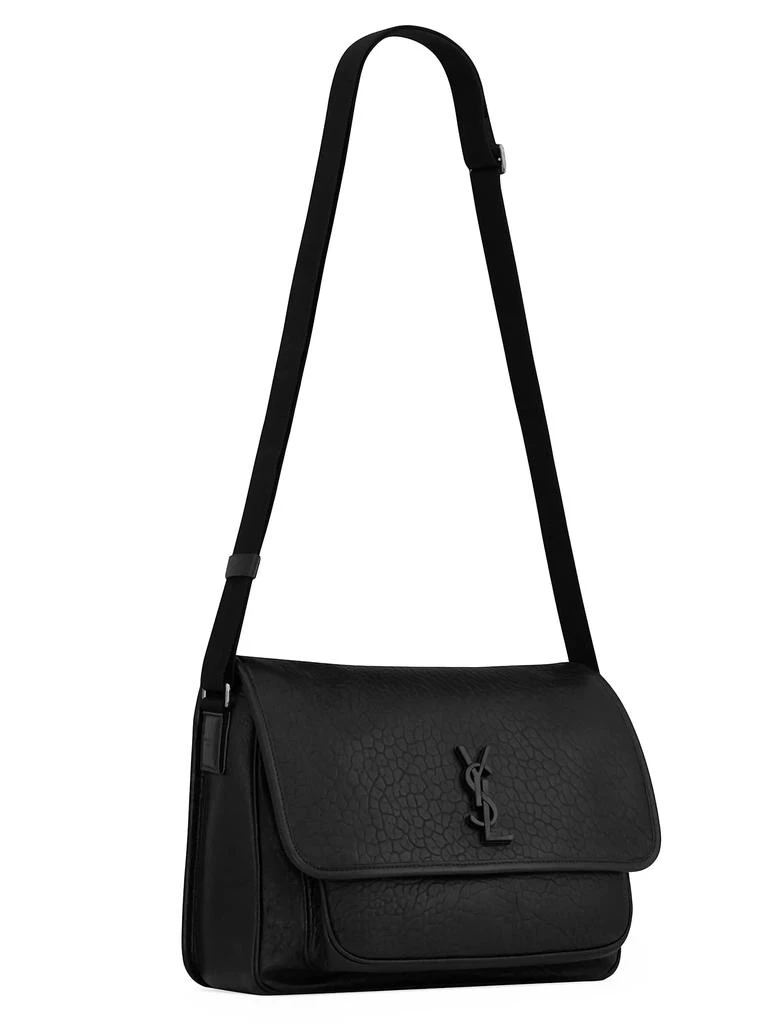 Saint Laurent Men's Econyl® Messenger Niki Bag Black