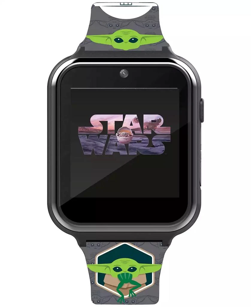 Accutime Kid's Star Wars Baby Yoda Gray Silicone Strap Smart Watch 46x41mm 1