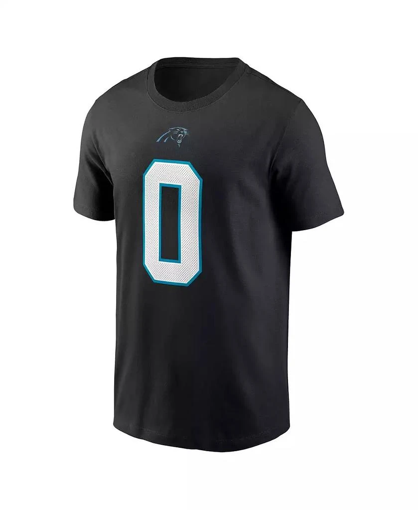 NIKE Men's Matt Corral Black Carolina Panthers 2022 NFL Draft Pick Player Name & Number T-shirt 3