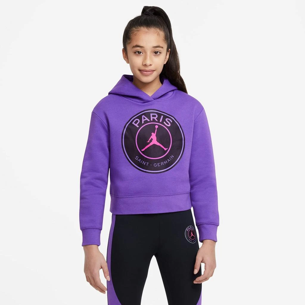 Jordan Kids PSG Fleece Pullover (Little Kids/Big Kids) 5