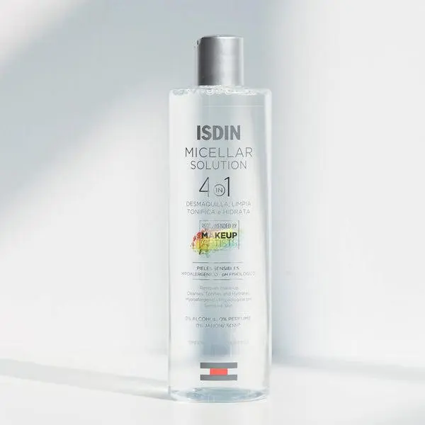 ISDIN ISDIN Micellar Solution 4-in-1 Makeup Remover Micellar Cleansing Water 13.5 oz 10